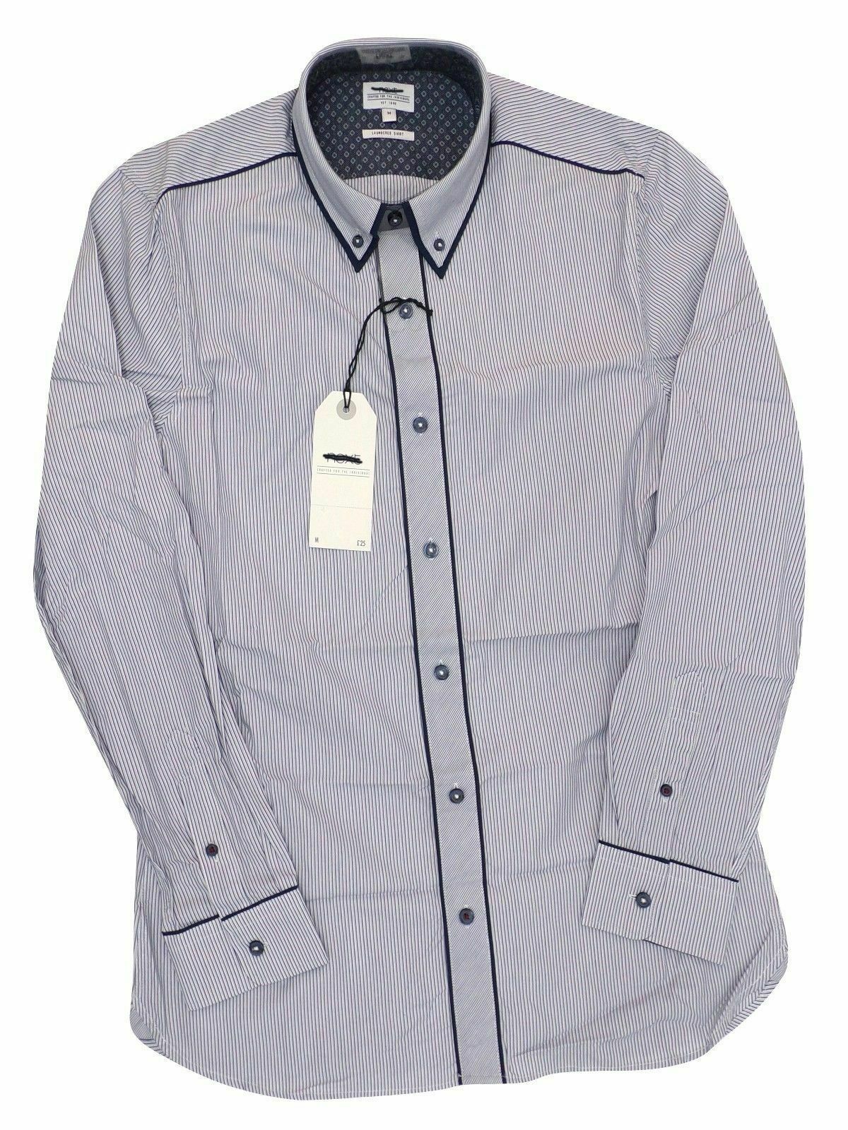 Ex Next MENS Pure cotton striped smart Shirts - Image 2