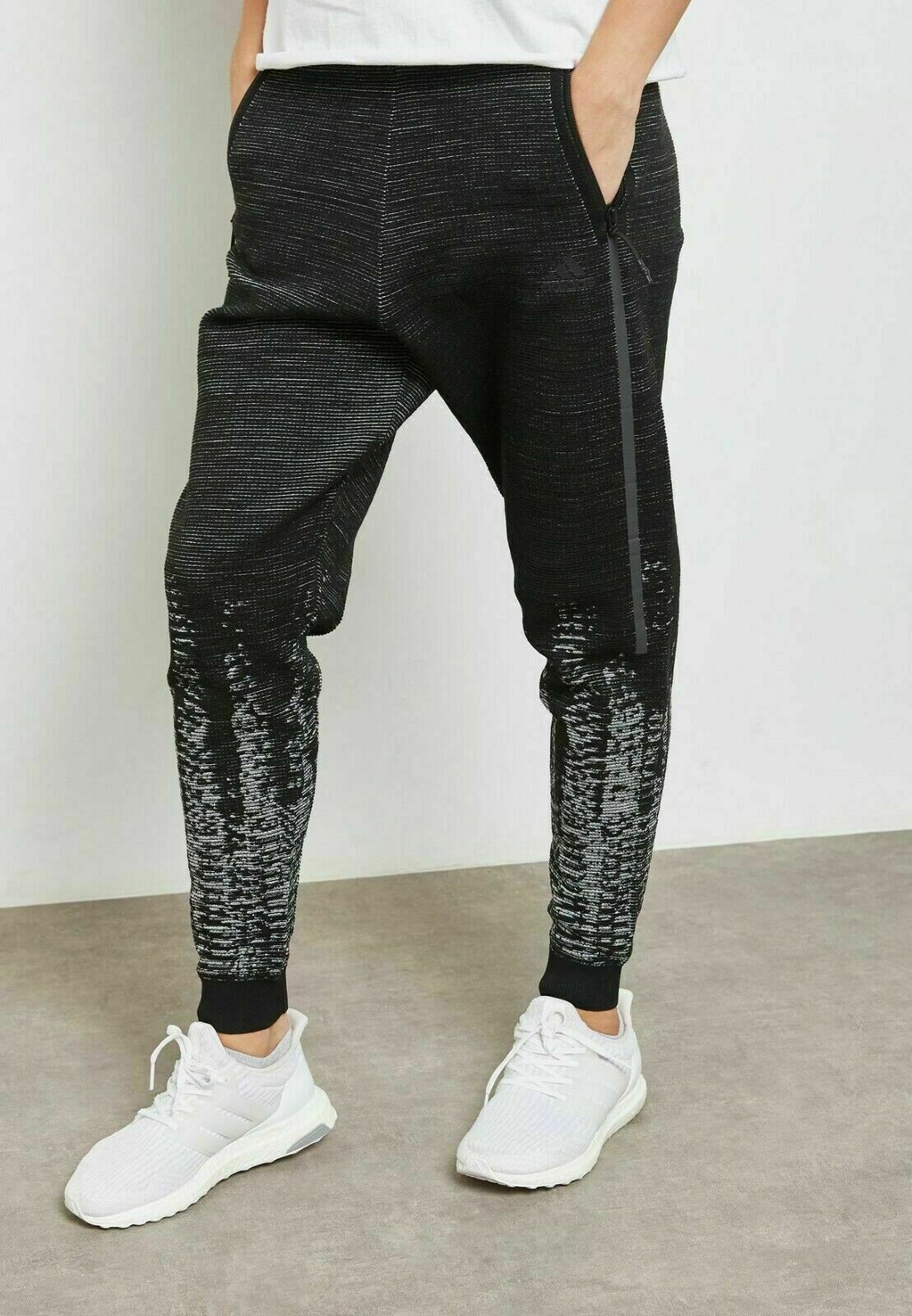 Adidas ZNE Pulse Knit’ Pants Jogger Bottoms RRP £120 - Image 2