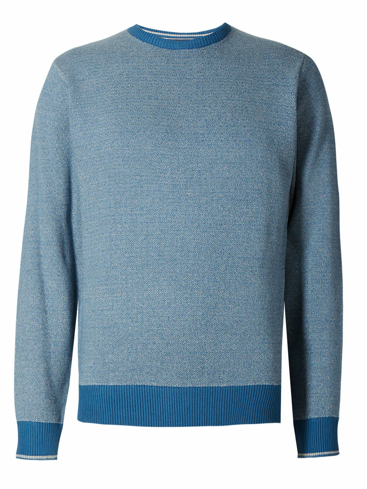 M&S MENS Pure Cotton Double Face Teal colour Jumpers