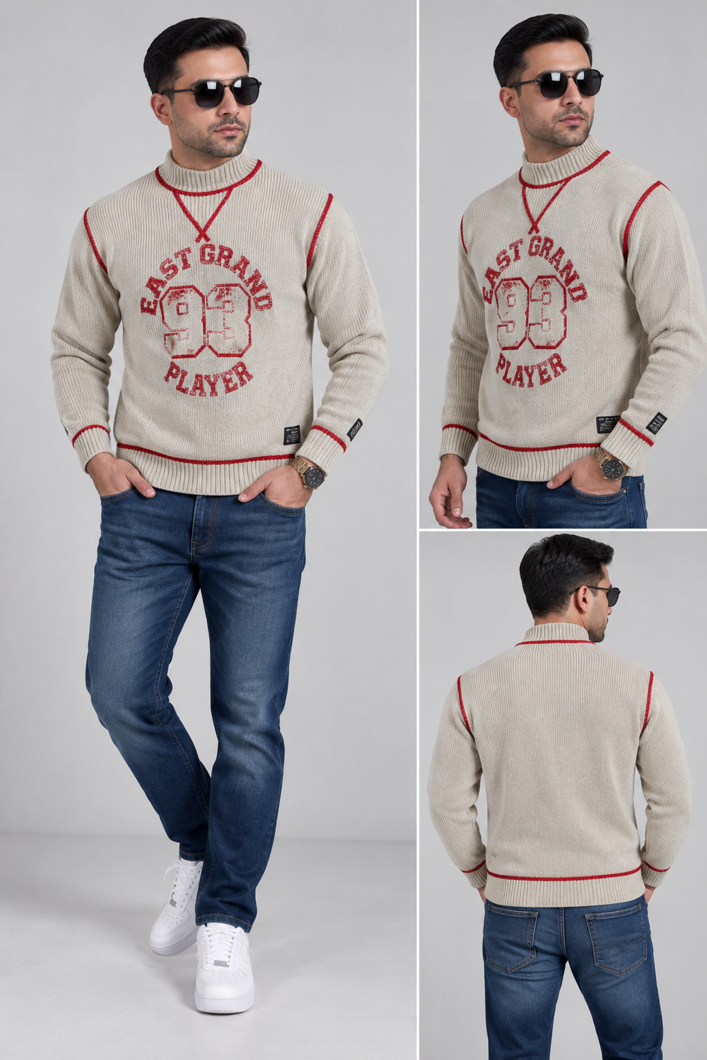Debenhams Mens light weight wool mix Jumper - Image 4