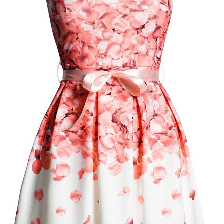 Amal Clooney inspired floral petal printed Dress - Image 6