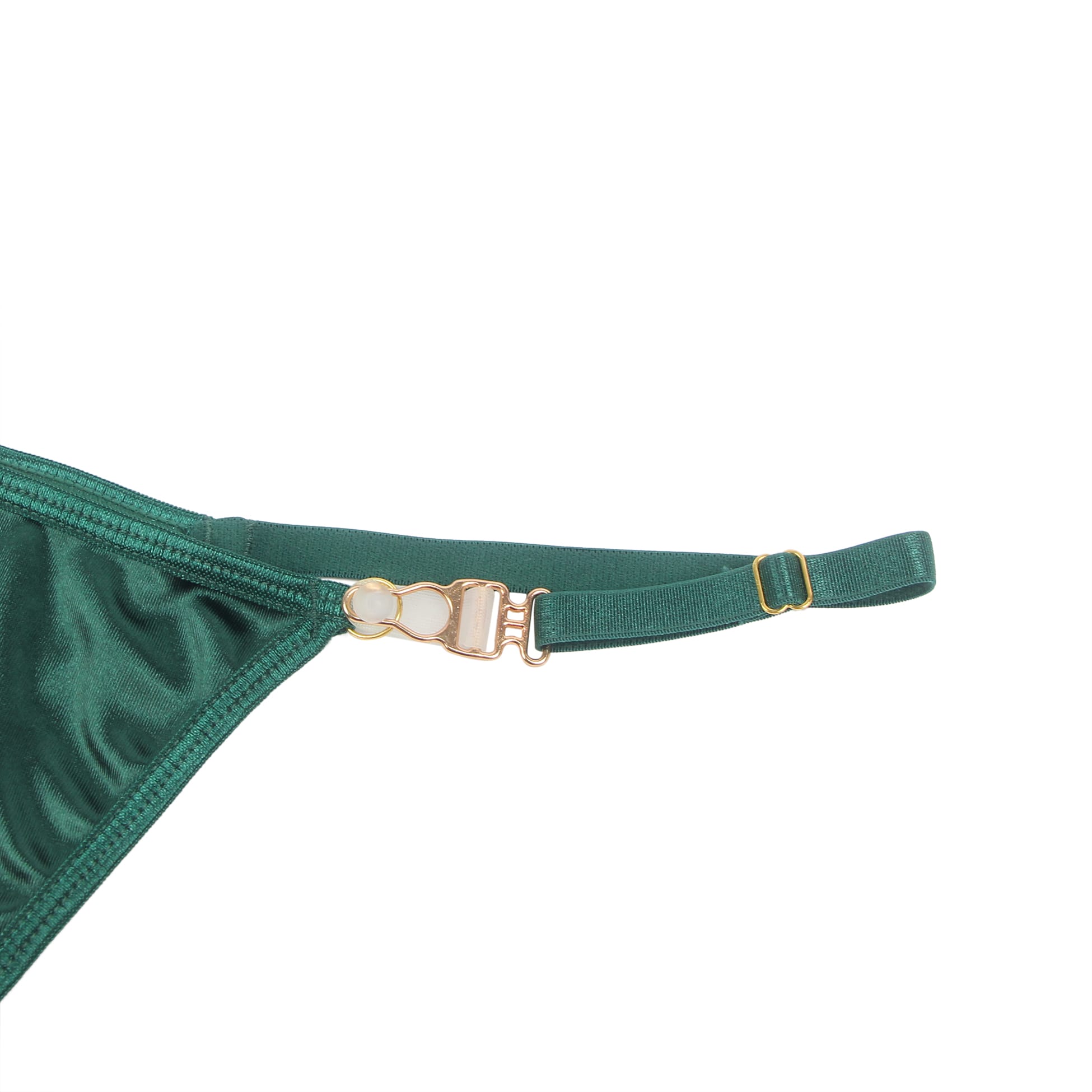 Luxurious hollow cut halter bra and thong set - Image 14