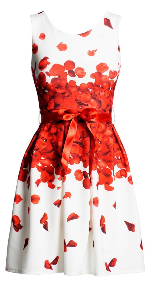 Amal Clooney inspired floral petal printed Dress - Image 4