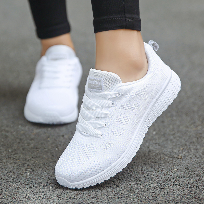 Ladies lace up running Trainers Gym Shoes - Image 2