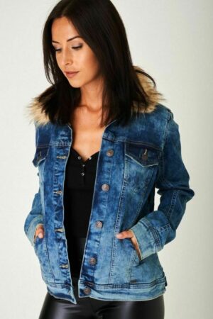Women's Medium wash Denim Jacket