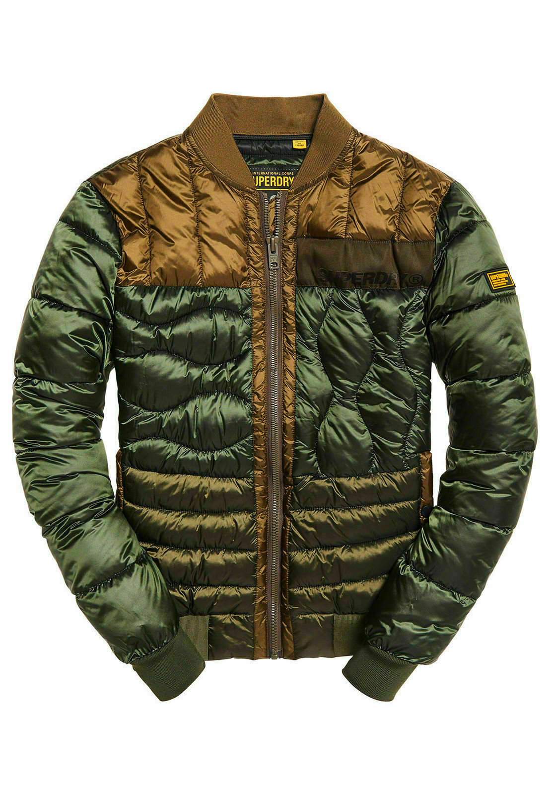 Superdry Men's Convex Mixed Quilt Bomber Jacket
