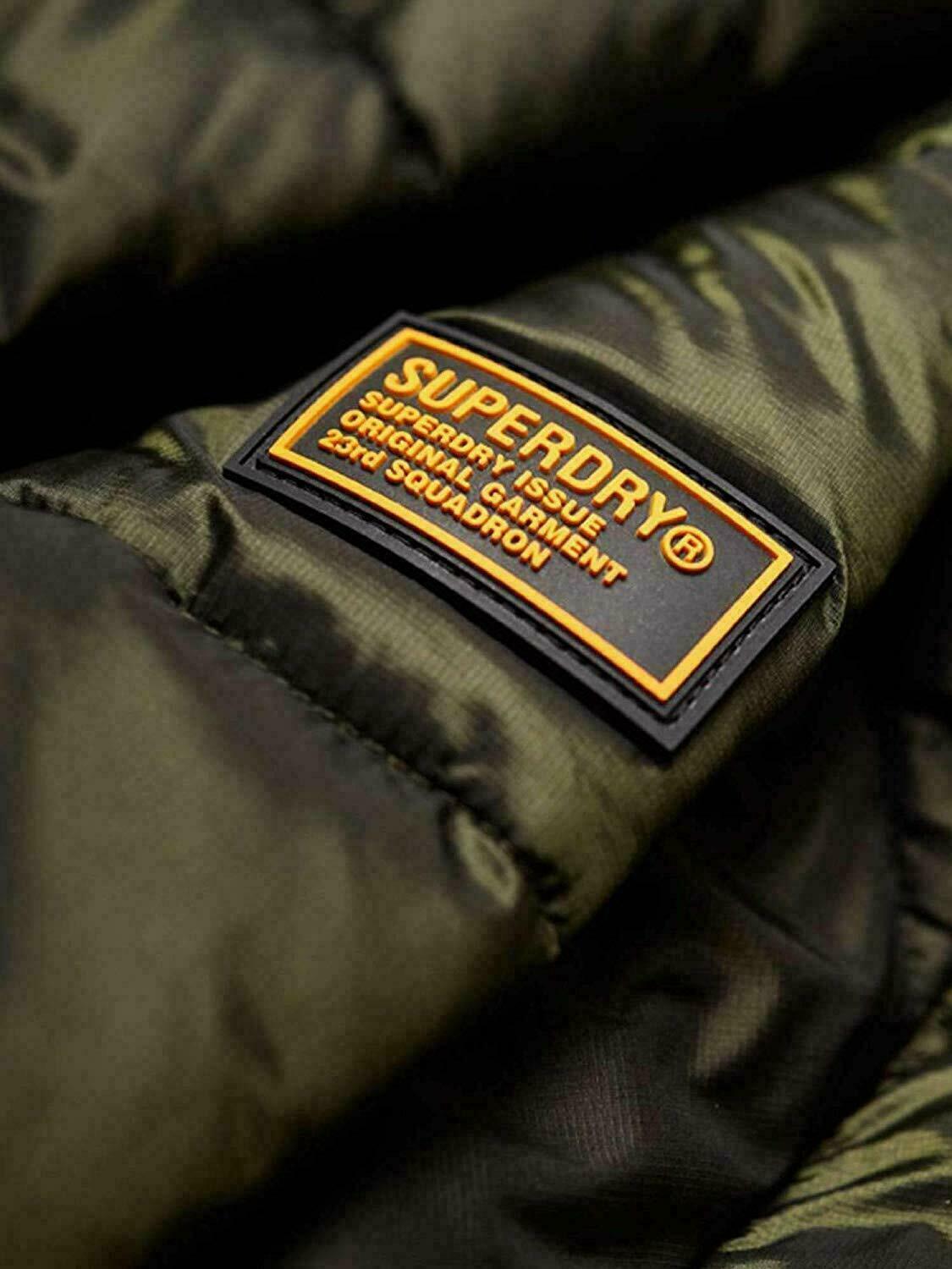 Superdry Men's Convex Mixed Quilt Bomber Jacket - Image 6