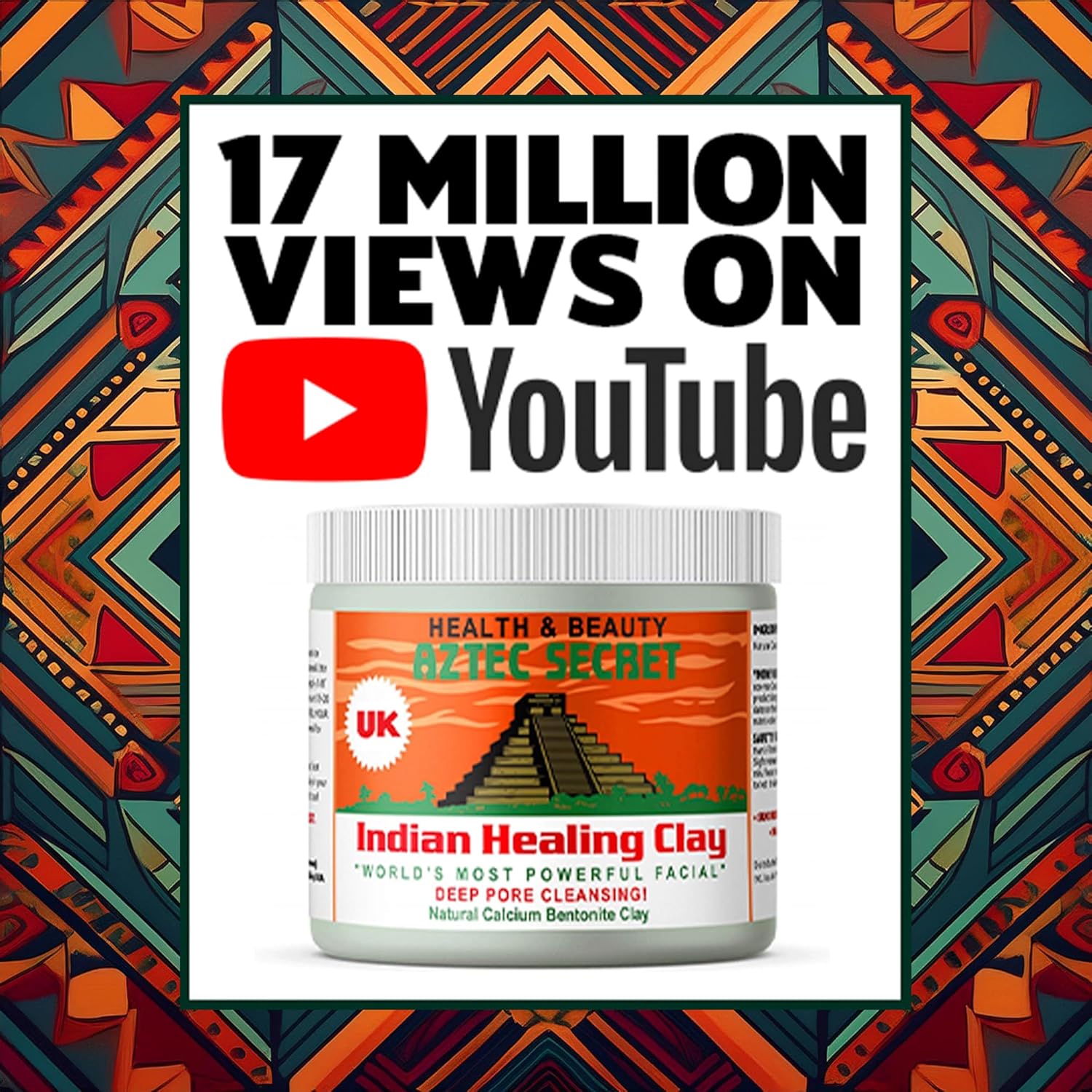 Aztec Secret Indian Healing Clay Mask | Deep Pore Cleansing - Image 5